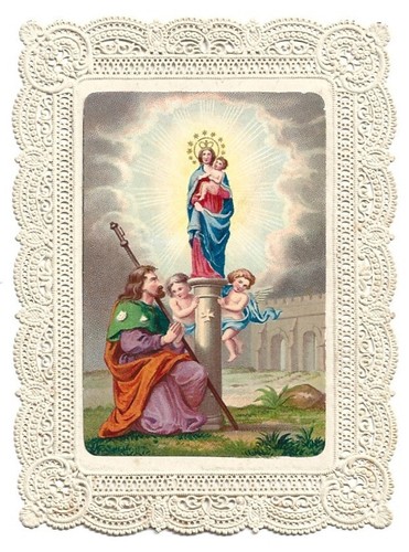 Santino antico immagine - santino, sacra