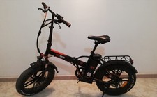 bici bicicletta elettrica usata STEBIKE telaio 20" pieghevole cerchi in lega