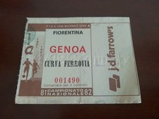 BIGLIETTO STADIO FIORENTINA