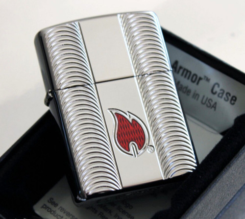 Zippo lighter red flame - zippo, ⁕