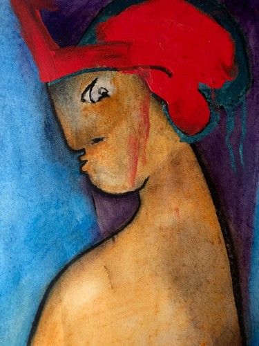 Bella pittura 1970 - olio, carta