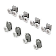 KIT8 CUSCINETTI RICAMBIO BOX DOCCIA CABINA PORTA ROTELLINE ANTA SCORREVOLE MIX1