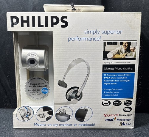 Philips video chat webcam - philips, face