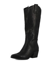 Stivali texani donna nero Minu