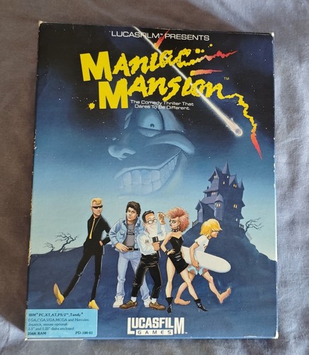 Maniac mansion 256k - maniac,