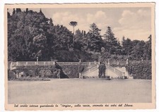 P01650 - CARTOLINA LONIGO - VILLA SAN FERMO - CORTILE E VERGINE SU ROCCIA - g/nv