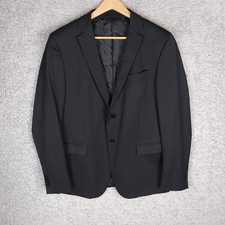 BLAZER UOMO NERO LANA DA SERA