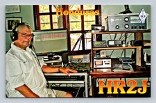 Ham radio qsl - radio, honduras