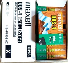 19 pezzi Maxell DDS-4 cassetta