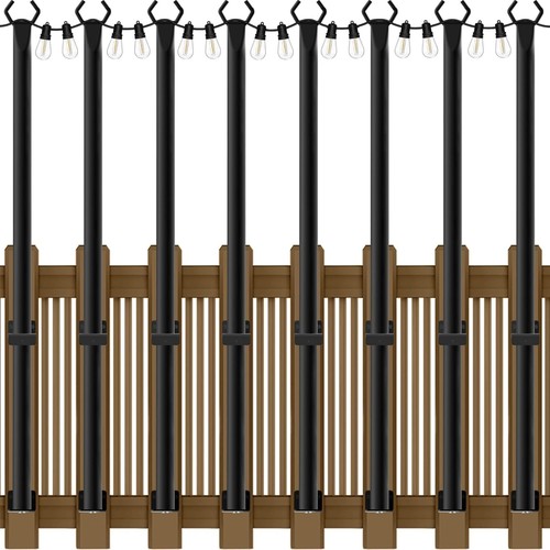 Confezione pali luce stringa - pali,
