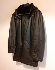 Giacca lunga da uomo in montone - Parka in shearling naturale di alta qualità