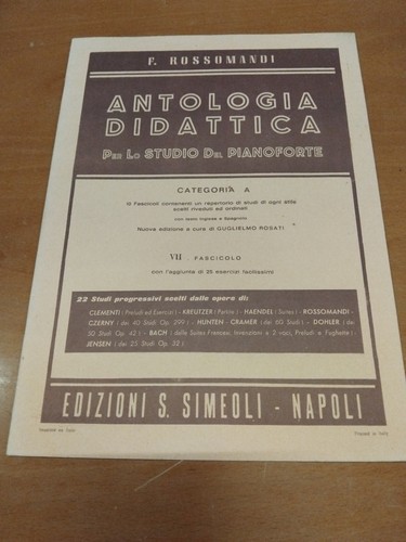 Rossomandi antologia - f., rossomandi.