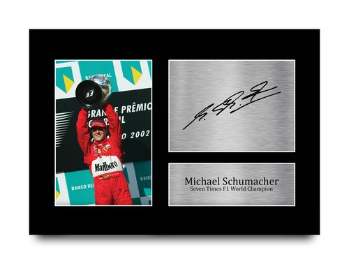 Michael schumacher firmato - schumacher, f1