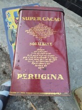 Scatola In Latta Cacao Perugina Nb