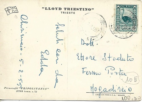 1955 somalia s 20c - 1955,