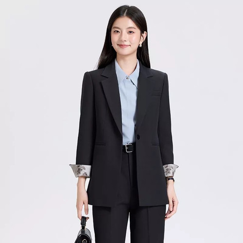 Blazer pantalone donna nero - blazer,