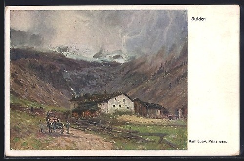 Cartolina artista karl - cartolina,