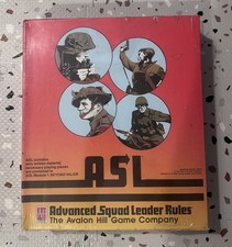 Raccoglitore regole Advanced Squad Leader con custodia ASL Avalon Hill vintage 1985 NUOVO