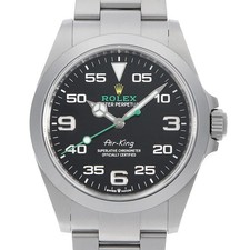 ROLEX Air king 126900 nero numero casuale seconda mano uomo