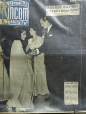 LA SETTIMANA INCOM ILLUSTRATA N.17 1951 ELISABETTA E FILIPPO A ROMA