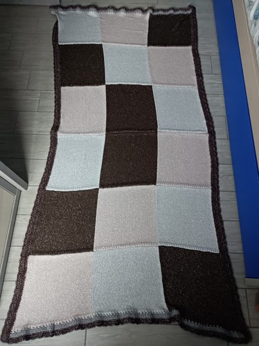 Coperta lana lurex - lana, fatta