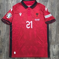 Maglia calcio macron albania - maglia,