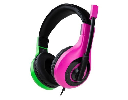 Cuffie nacon rosa verde - nacon,