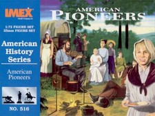 IMEX SOLDATINI 1/72 - MADE IN USA Set 516 - FAR-WEST American Pioneers