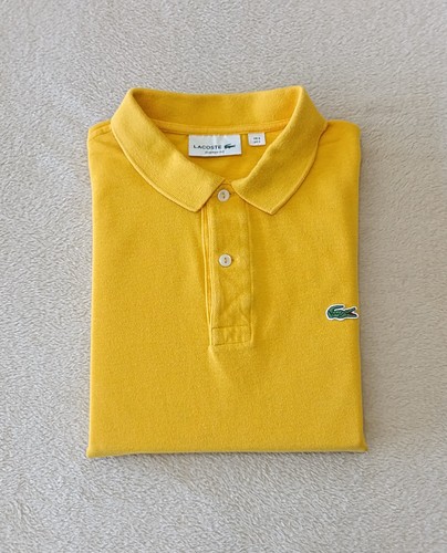 Polo lacoste jaune classic fit - polo,