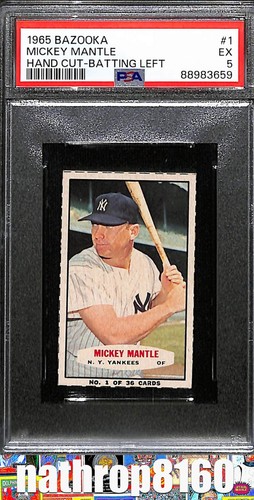 1965 topps bazooka hand - hand, cut