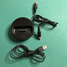 Sony iPod docking station e cavi, TDM-iP30. Connettore 30 pin. Usato. Ottimo.