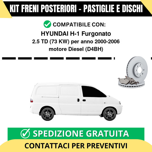 Kit freni posteriori per - kit,