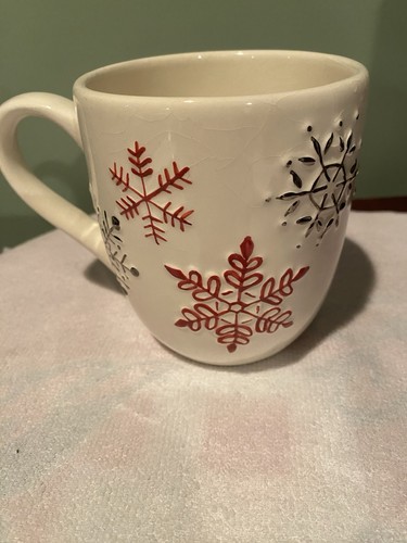 Cracker barrel snowflake mug - cracker,