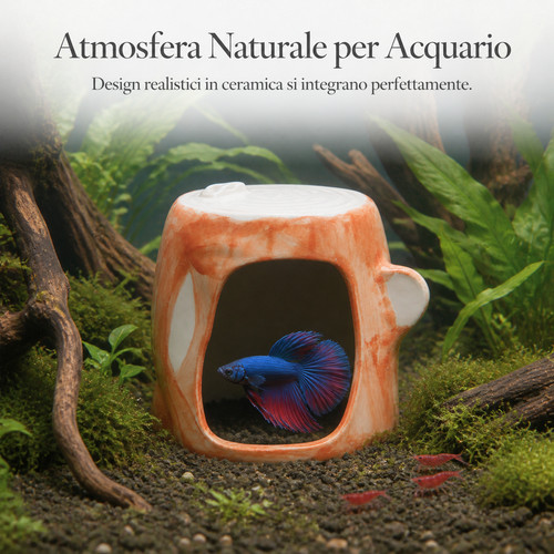 Decorazione acquario - acquario, in