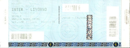 Biglietto stadio inter livorno - biglietto,