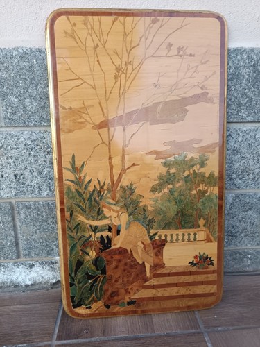 Quadro panello legno - in,