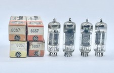 GE 6CS7 Quad. Getters anello