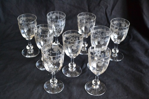 Verres vin cristal - à,
