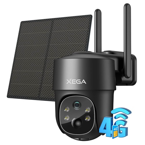 Xega telecamera solare - 4g,