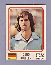 GERD MULLER Figurine Panini MUNCHEN 74 Original Sticker #101 **LEGGI**read**