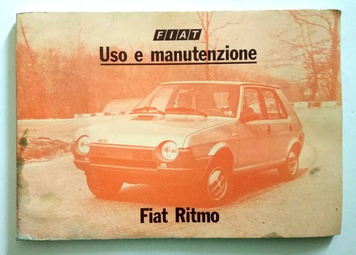 Fiat ritmo libretto uso - ritmo,