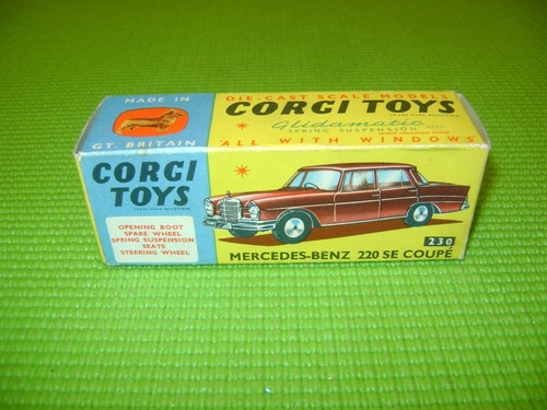 Corgi toys 230 - mercedes, se