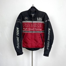 Giacca Probiker Racing Taglia L Vintage Motociclista Motociclista Ingranaggio Alta Velocità Grande Logo