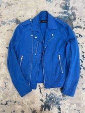 Giacca biker blu Dsquared2
