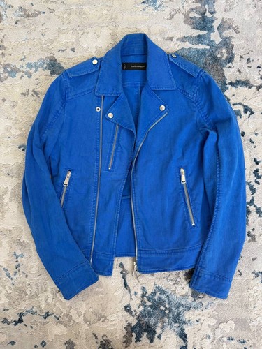 Giacca biker blu dsquared2 - biker,