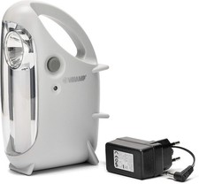 Lampada Di Emergenza Ricaricabile Portatile A LED Doppia Funzione Velamp IR170EV