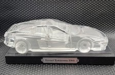 Hofbauer Crystal 1984 Ferrari Testarossa con base fermacarte scala 1:24 auto usata in ottime condizioni