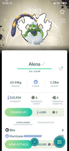 Pokémon ptc tornado - go, ✨️