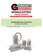 CONDENSATORE DI SPUNTO 450V 2,5 3,15 4 6,3 10 12,5 14 16 18 20 25 30 40 mF uF MF