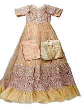 ABITO DA SPOSA BAROCCO CUCITO